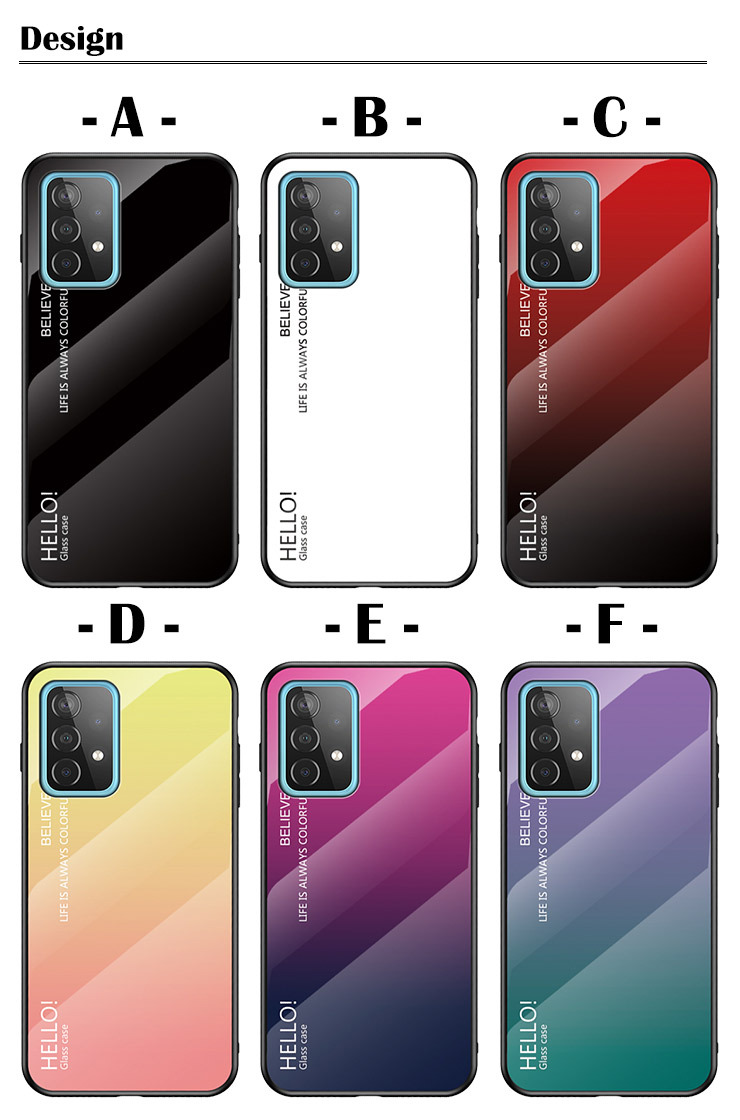 Galaxy A54 A53 A52 A32 5G ケース a54スマホケース a54ケース カバー グラデーション ハードケース シンプル ギャラクシー SC-53D SCG21 sc53d SC-53B sc53b SCG08