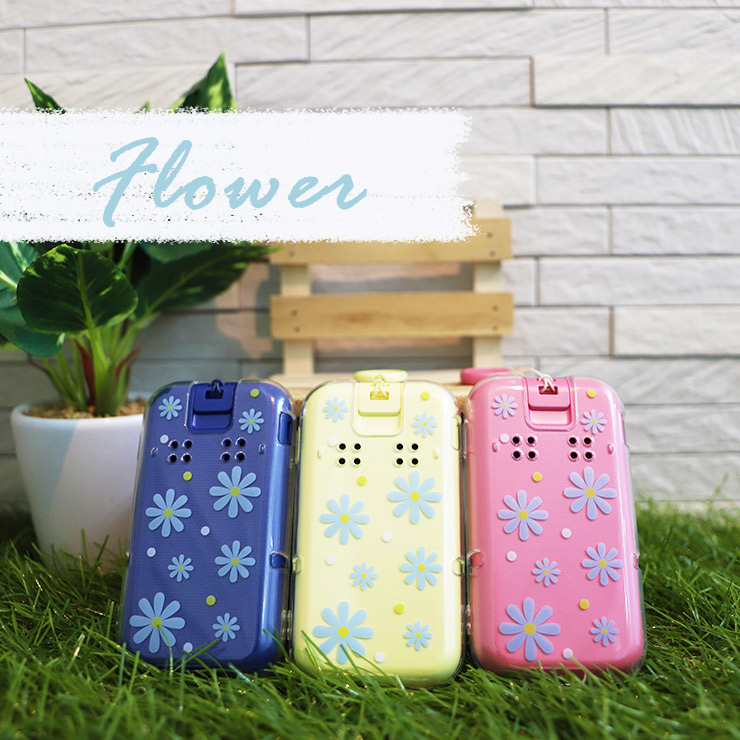 キッズケータイ SH-03M ケース ドコモ ソフトケース 花 花柄 TPU
