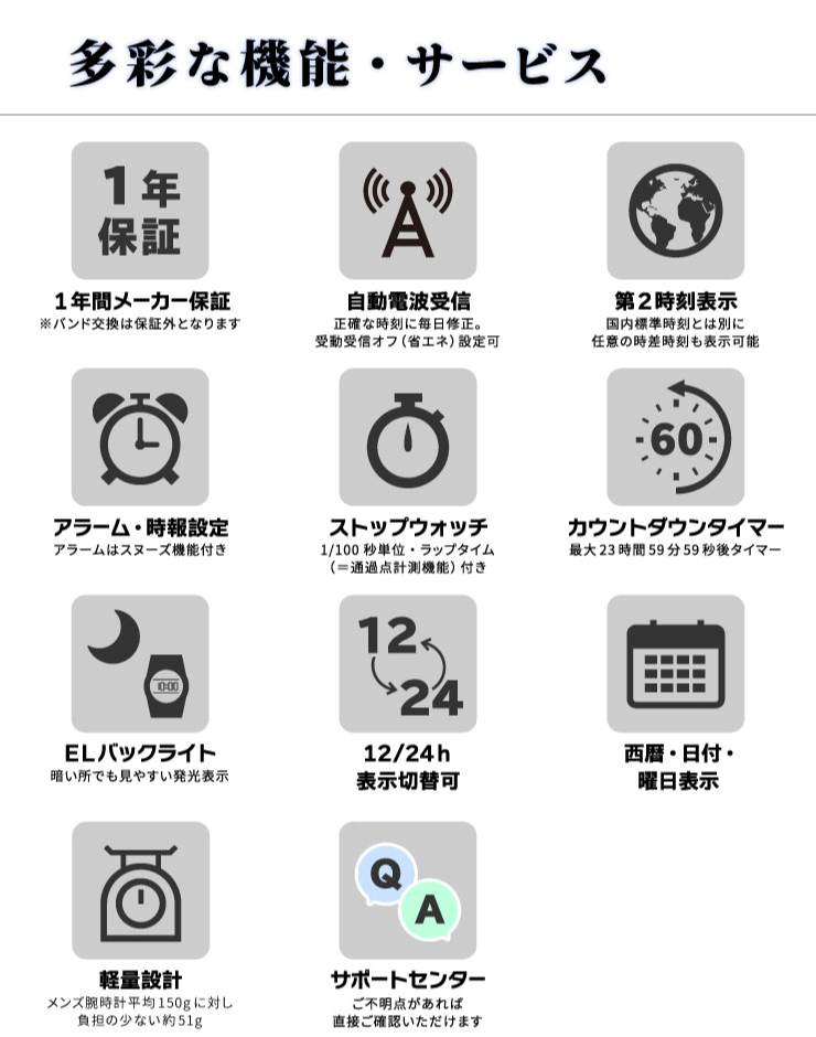 ADWW18108RCSOL 電波ソーラー腕時計