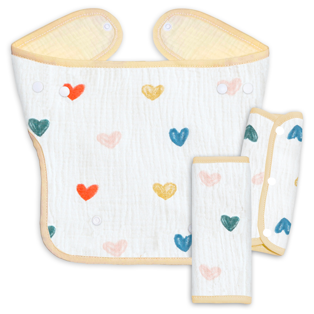 PureHug 抱っこ紐 よだれカバー スタイ よだれかけ 抱っこひも カバー