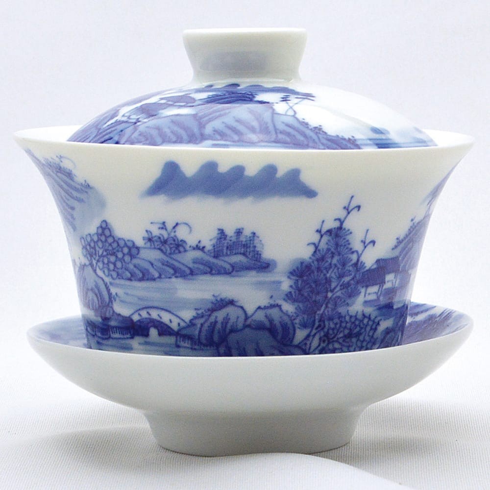景徳鎮青花磁器 蓋碗・山水130ml : 天香茶行・Yahoo店 - 通販 景徳鎮青花磁器 蓋碗・山水130ml : 天香茶行・Yahoo店 - 通販