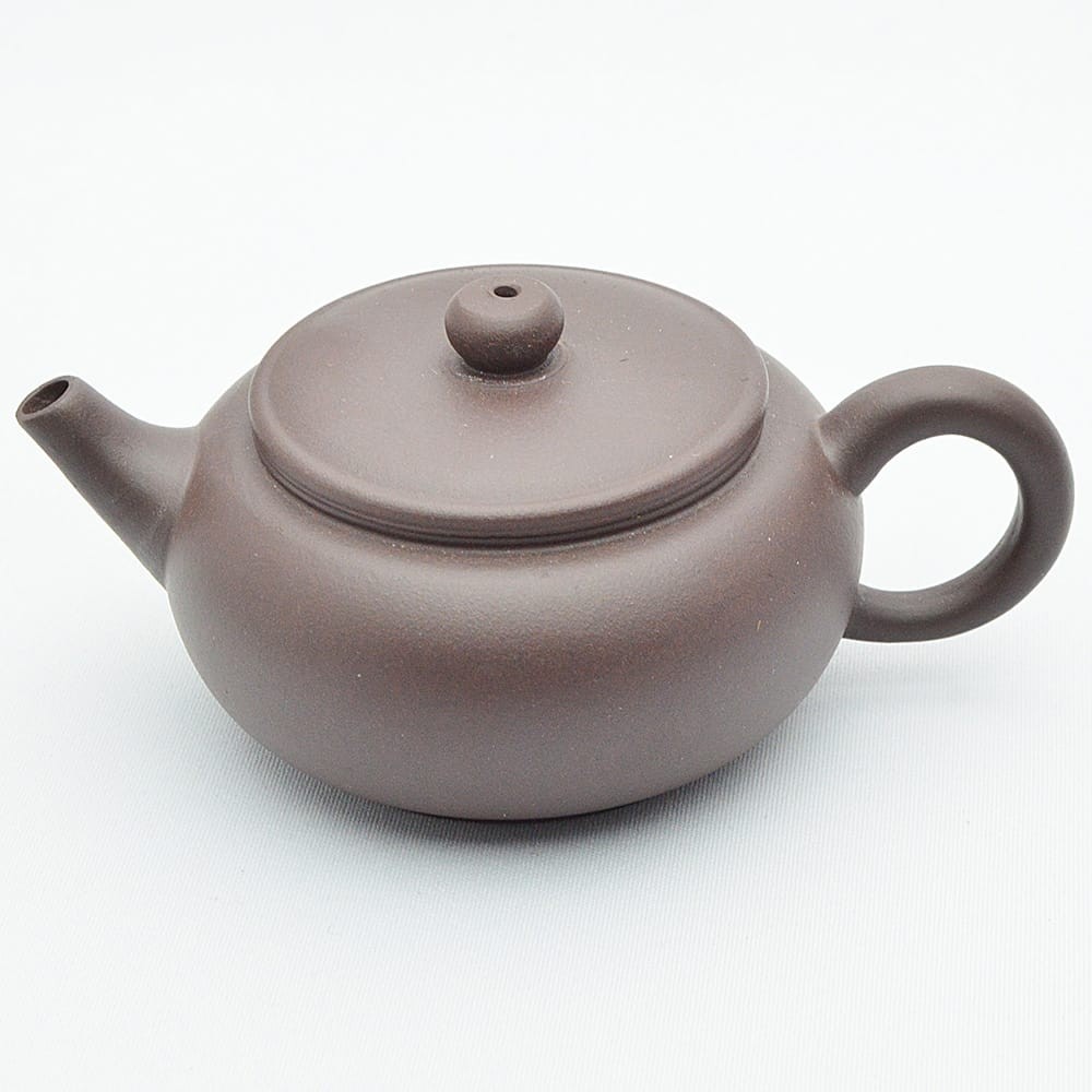 宜興紫砂壺・小扁敦120ml（濃茶）（中国茶器のティーポット・急須 