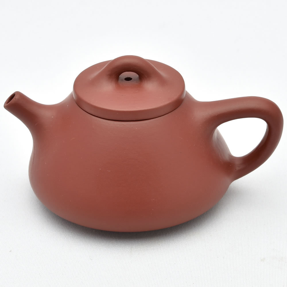 宜興紫砂壺・石瓢壺(徐玉鳳・赤茶) 100ml（中国茶器の茶壺・急須 