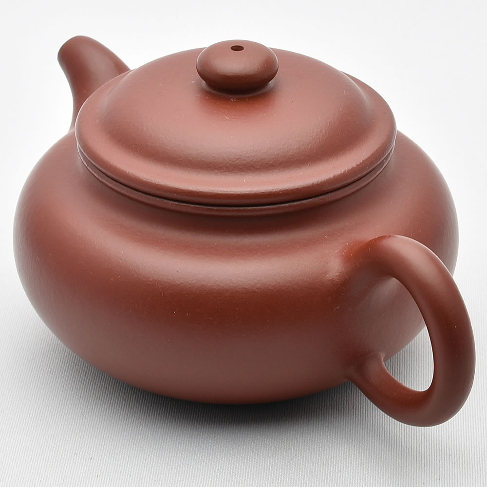 中国茶器・茶壺 倣古（周国君・赤茶）210ml （宜興紫砂壺・急須 