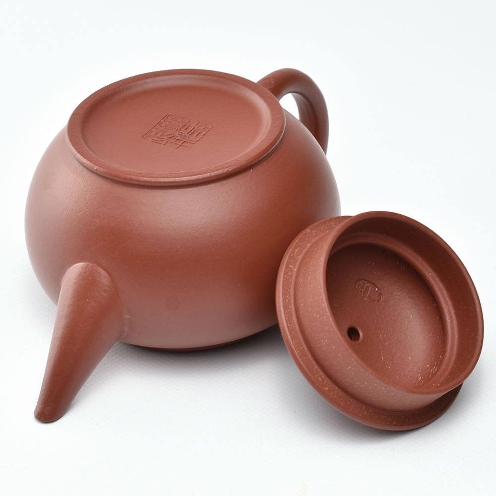 宜興紫砂壺・水平壺（徐年鳳）160ml（中国茶器の茶壺