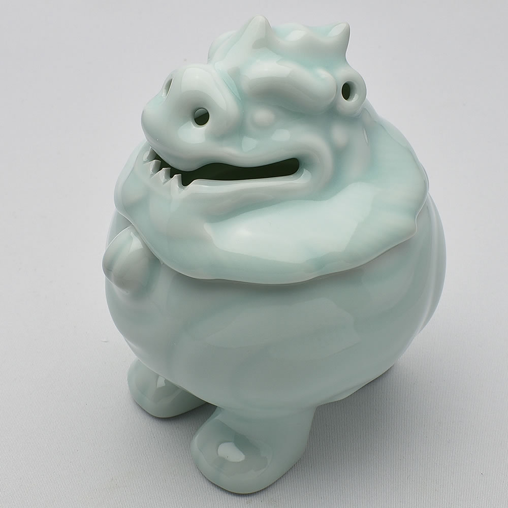 天香茶行 中国茶道具 龍泉青磁 龍香炉（弟窯粉青） : 天香茶行