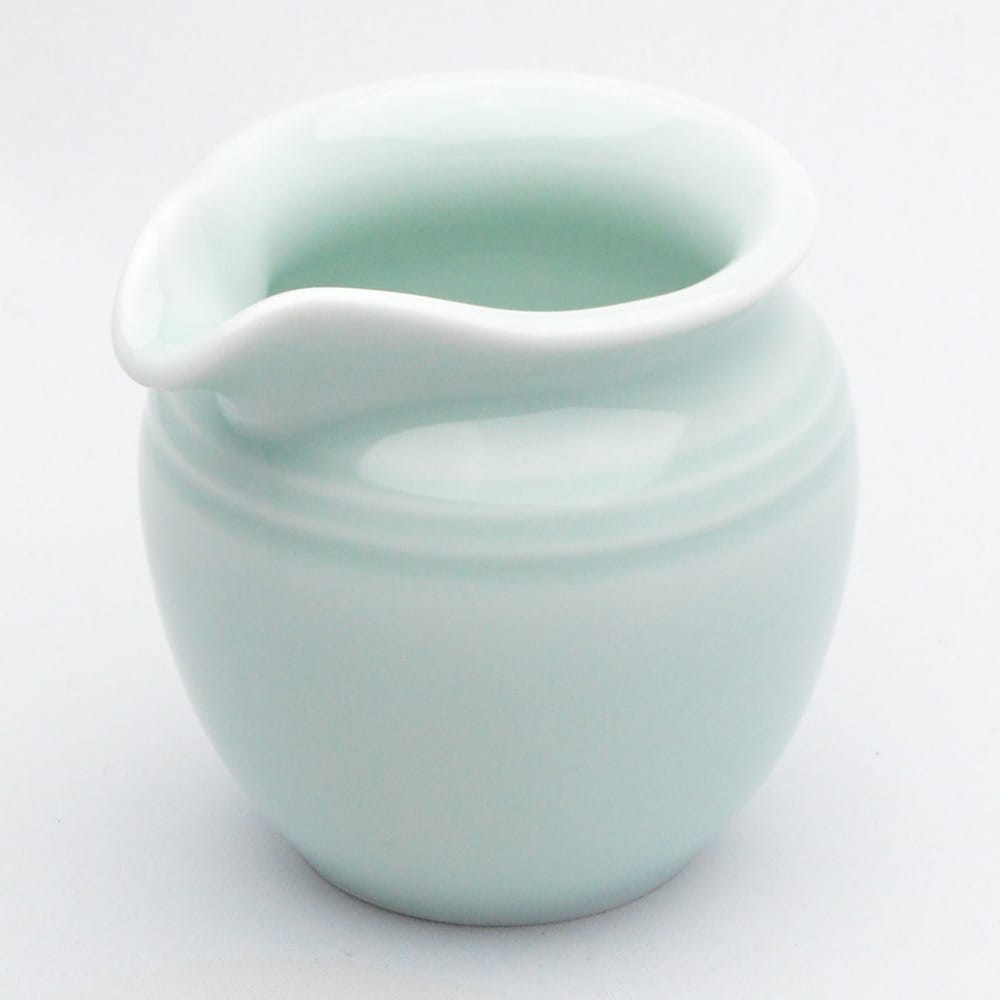 中国茶器 青磁・歓声茶海（弟窯粉青）200ml（満水240ml） : 天香