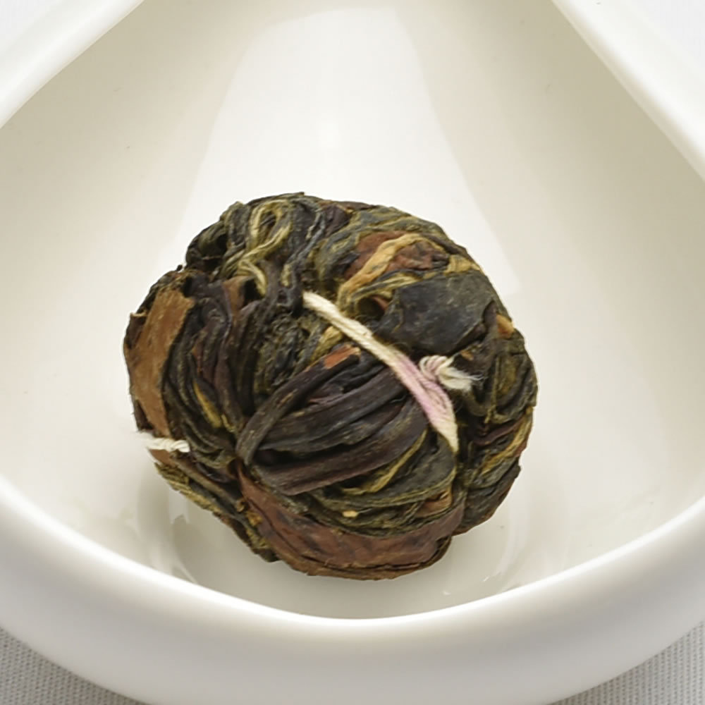 完成品 天香茶行 花のお茶 工芸茶3種 巾着袋付き 約7g×3種 中国茶