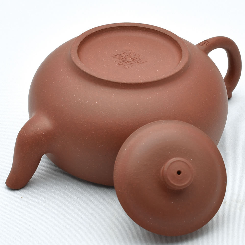 宜興紫砂壷 厚徳載福壺 茶器 中國茶器 急须 宜興紫砂壺 碗灯（周超） 200ml（中国茶器の茶壺・急須