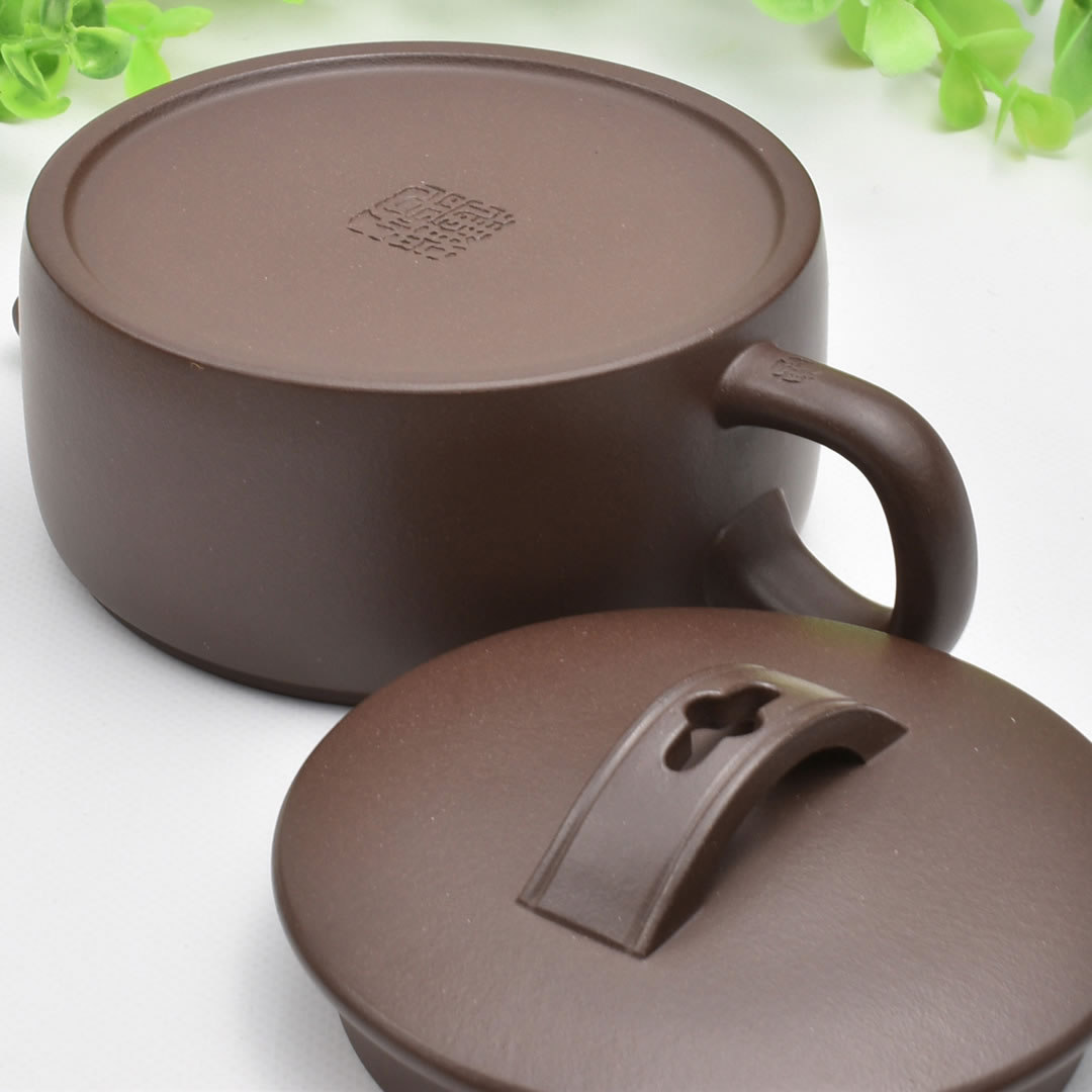 天香茶行 宜興紫砂壺 漢瓦（郭建平・濃茶）140ml 中国茶器 急須 : 天香