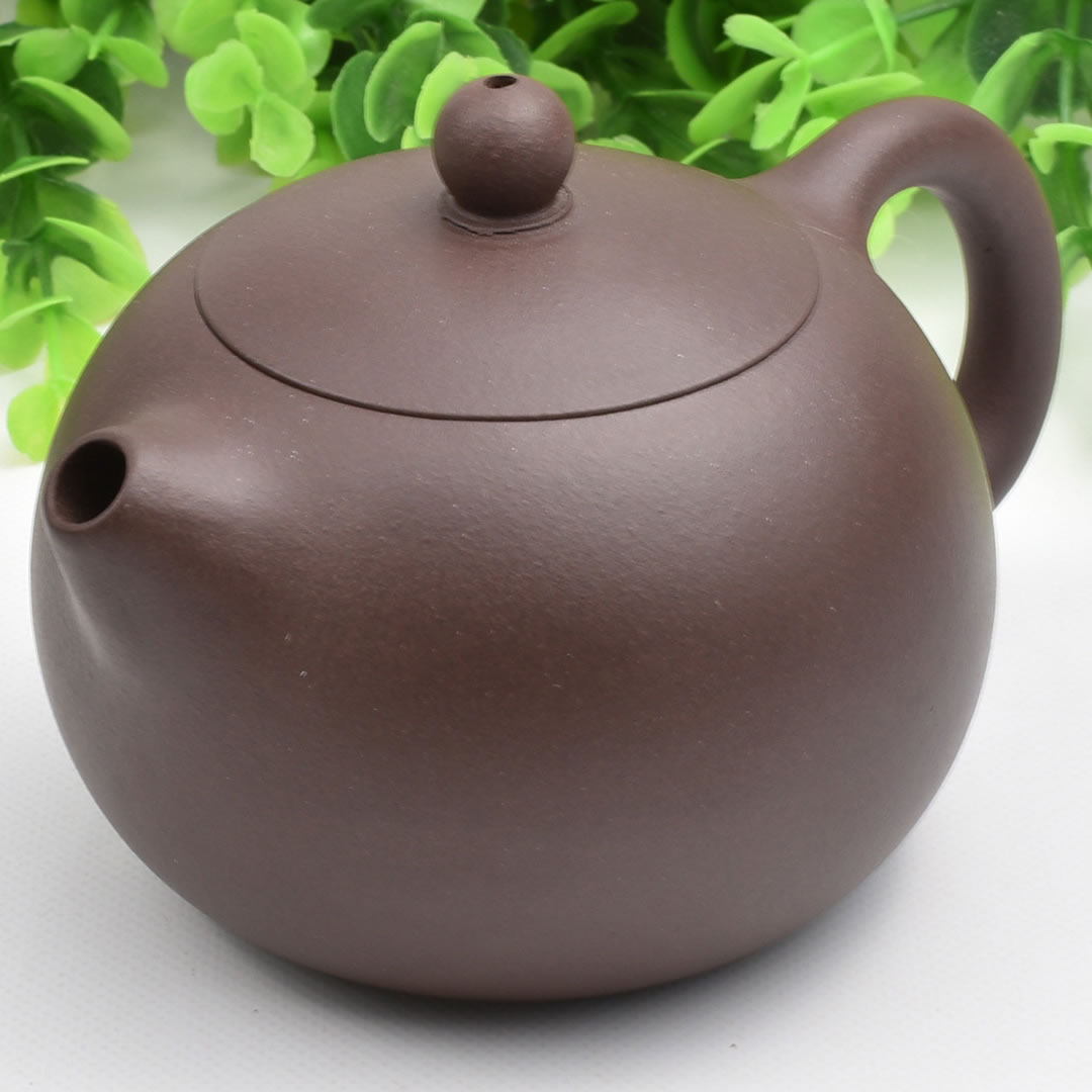 宜興紫砂壺・中西施（賀龍芳・濃茶） 200ml 急須 : 天香茶行・Yahoo店