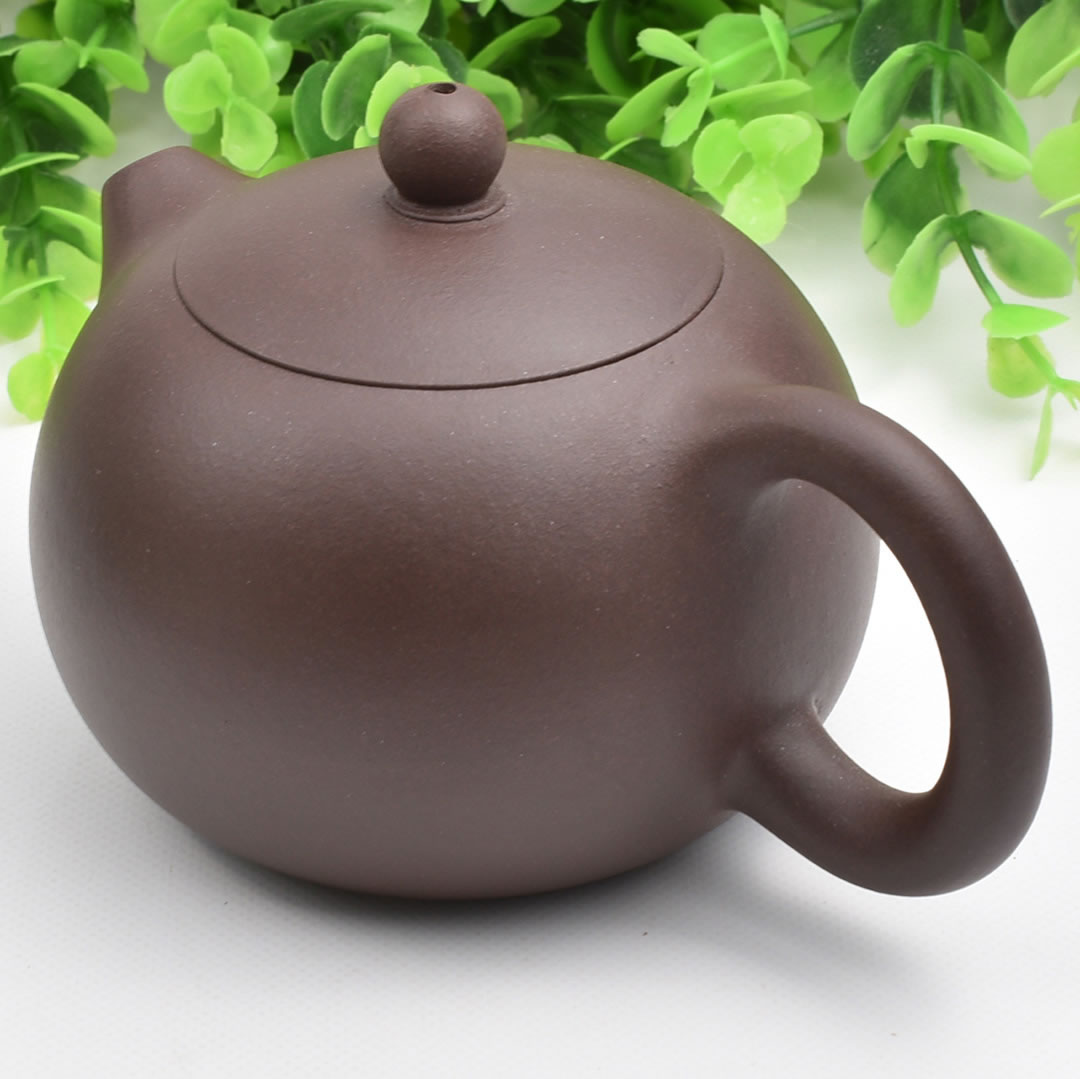 宜興紫砂壺・中西施（賀龍芳・濃茶） 200ml 急須 : 天香茶行・Yahoo店
