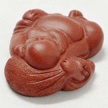 天香茶行 中国茶 置物 宜興紫砂茶寵・布袋弥勒佛 : 天香茶行・Yahoo店