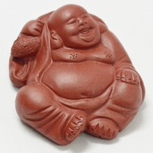 天香茶行 中国茶 置物 宜興紫砂茶寵・布袋弥勒佛 : 天香茶行・Yahoo店