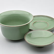 圓満蓋碗（哥窯梅子青）170ml（満水210ml） : 天香茶行・Yahoo店