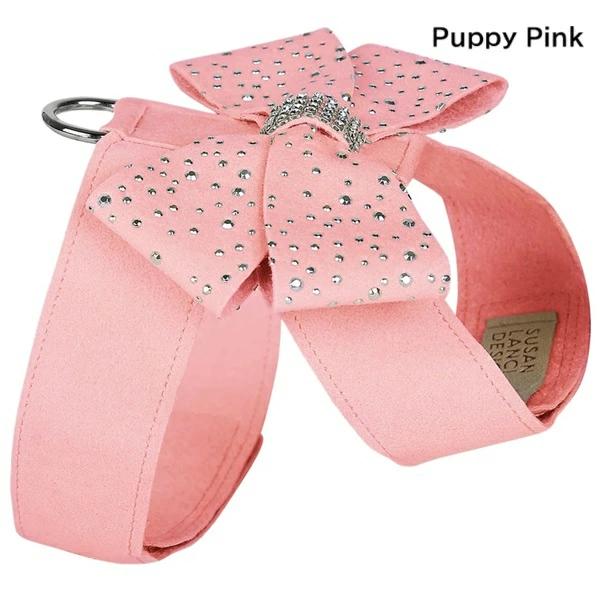 Susan Lanci DESIGNS Silver Stardust Nouveau Bow Tinkie Harness 受注生産【小型犬 犬用 ハーネス セレブ】 TC/Black