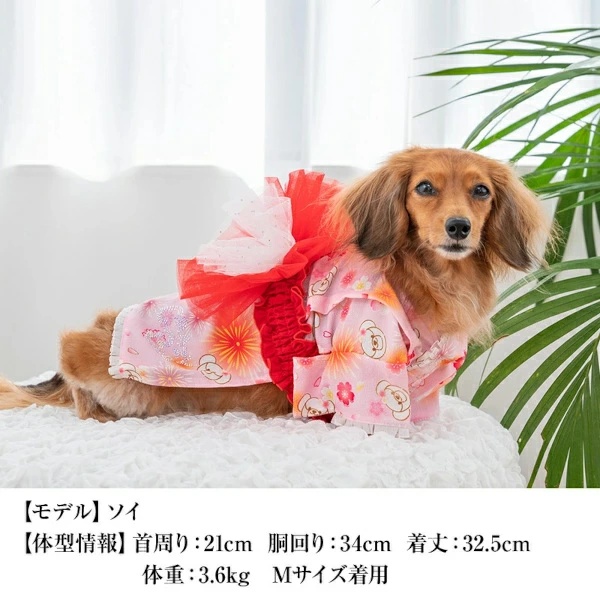 クレイジーブー CRAZYBOO 浴衣 花火柄 スミレ柄 XL/XXL【犬服 小型犬