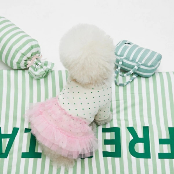 ルイスドッグ louisdog Polka Dots TUTU【小型犬 犬服 トップス ワンピース チュチュ セレブ 】の画像