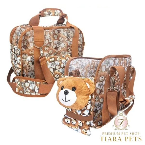 サーカス　サーカスcircus circus ChicシリーズのキャリーバッグM サーカスサーカス circus Toy Bear Traveling Mesh Carry(CCB-0071