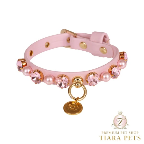 シャーロットドレス Charlotte's Dress Art. f1526N collar Lidia【小型犬用 犬用 カラー 首輪 セレブ】