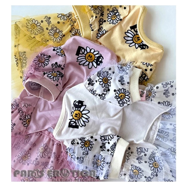 パリエロ PARIERO★先行予約★Margaret Dress【小型犬 犬服 ワンピース ドレス スカート セレブ】の画像