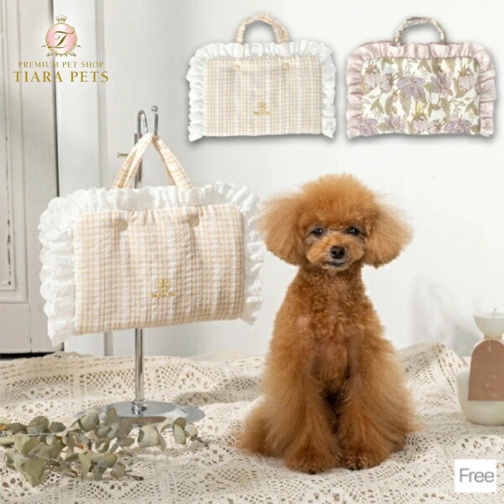 アントゥトゥ Un TouTou アクセサリーポーチ 花柄【小型犬 犬服 犬用 アクセサリー ポーチ グッズ セレブ】