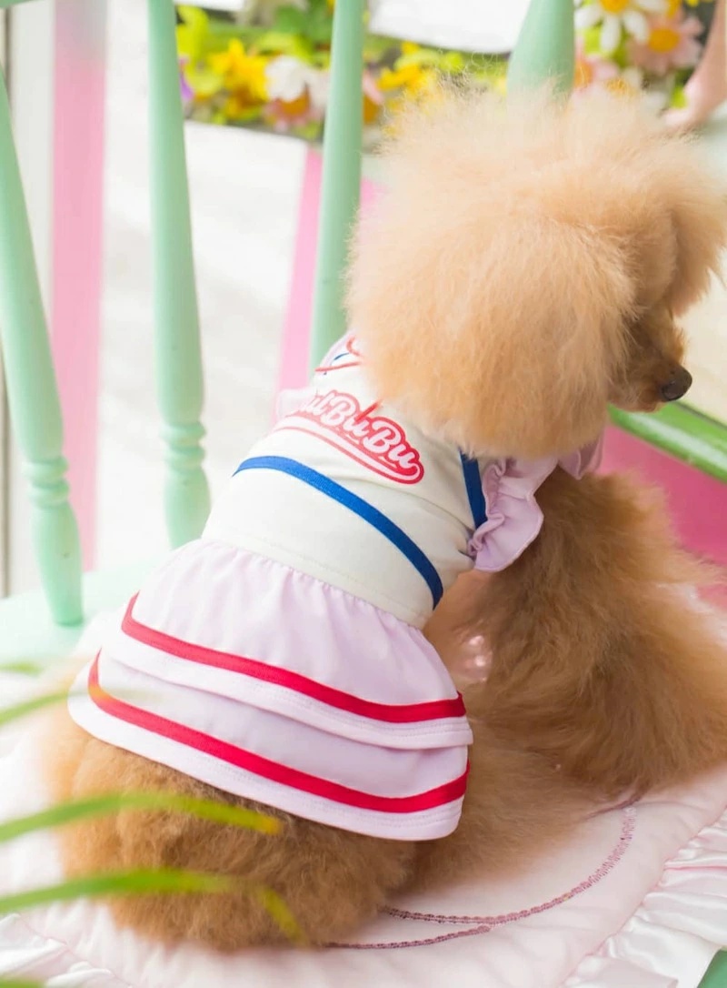 ブルブブ BUL BU-BU チアO/P XXS/XS【小型犬 犬服 ワンピース スカート ドレス セレブ】の画像