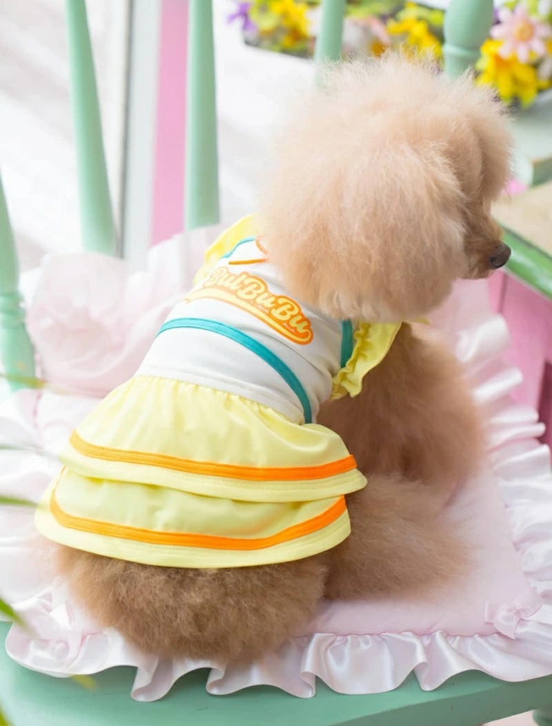 ブルブブ BUL BU-BU チアO/P XXS/XS【小型犬 犬服 ワンピース スカート ドレス セレブ】の画像