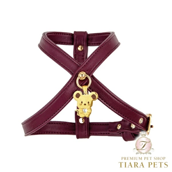 フォーペッツオンリー For Pets Only TopoMio Lover Harness Burgundy