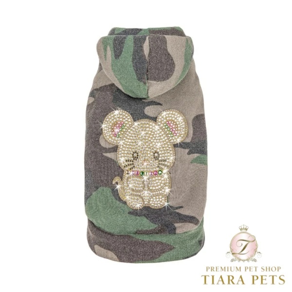 フォーペッツオンリー For Pets Only TopoMio Bomber Camo【小型犬用 犬服 アウター セレブ】