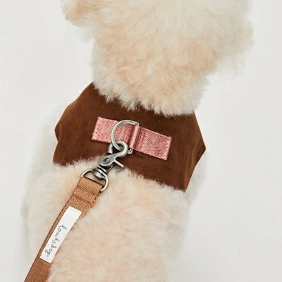 ルイスドッグ louisdog Walk With Me/Blush Suede【小型犬 犬用 ハーネス セット リード セレブ】
