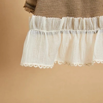 ルイスドッグ louisdog Mellow Beige Highneck【小型犬 犬服 トップス ハイネック セレブ】の画像