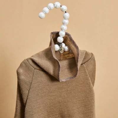ルイスドッグ louisdog Mellow Beige Highneck【小型犬 犬服 トップス ハイネック セレブ】の画像
