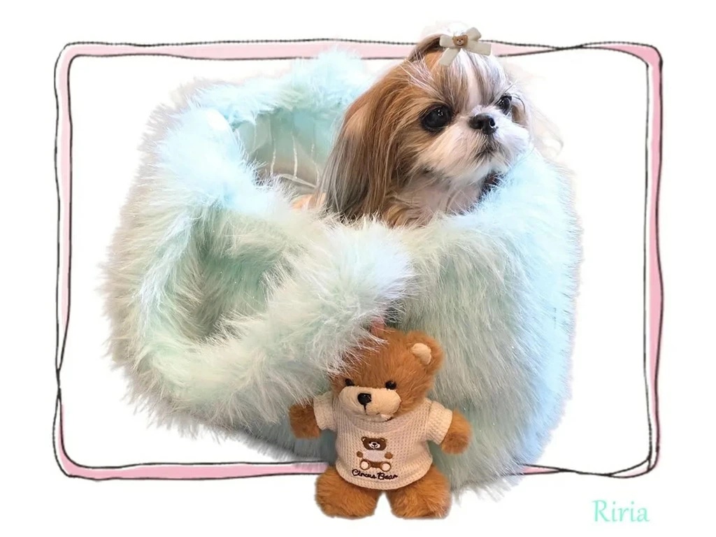 サーカスサーカス circus Glittery Fur Carry Bag(CCB-0072)【小型犬