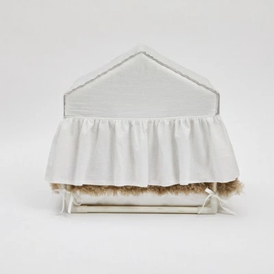 ルイスドッグ louisdog Brushed Whisper Peekaboo Cushion Cover【小型犬 犬用 ハウス クッションカバー セレブ】の画像