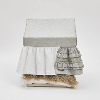 ルイスドッグ louisdog Brushed Whisper Peekaboo Cushion Cover【小型犬 犬用 ハウス クッションカバー セレブ】の画像