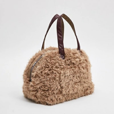 ルイスドッグ 犬用キャリーバッグ・ファー ルイスドッグ louisdog Cocoa Furaround Bag【小型犬 犬用 キャリー