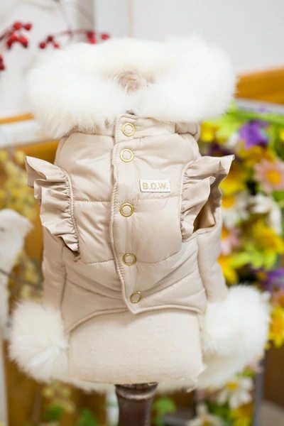 ブルブブ BUL BU-BU キラキラベア中綿P/K XXS/XS【小型犬 犬服