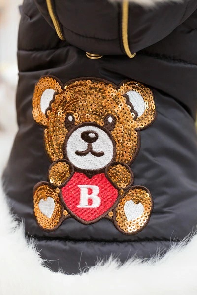 ブルブブ BUL BU-BU キラキラベア中綿P/K XXS/XS【小型犬 犬服