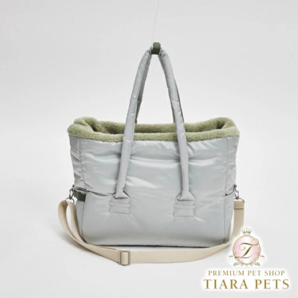 ルイスドッグ louisdog Viva Bag/Mist【小型犬 犬用 キャリーバッグ おほっつき歩く お出掛け セレブ】 犬用品-キャリーバッグ、スリング