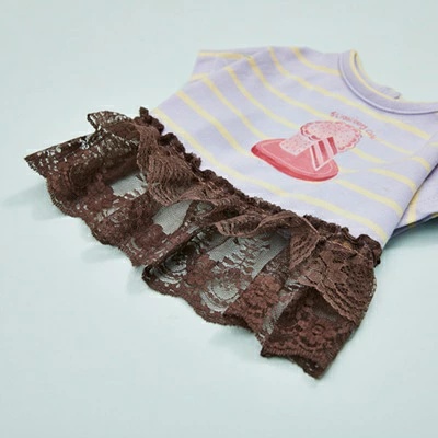 ルイスドッグ louisdog Strawberry Cake TEE XS/S/SM/M/L/XL【小型犬 犬服 ドッグウェア トップス Tシャツ セレブ】の画像