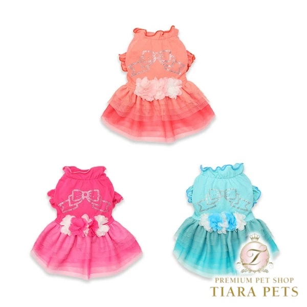きゃんナナ CanNana チュールバレリーナワンピース 1183 SS/S/S+M/M/L【小型犬 犬服 ドッグウェア ワンピース ドレス スカート】