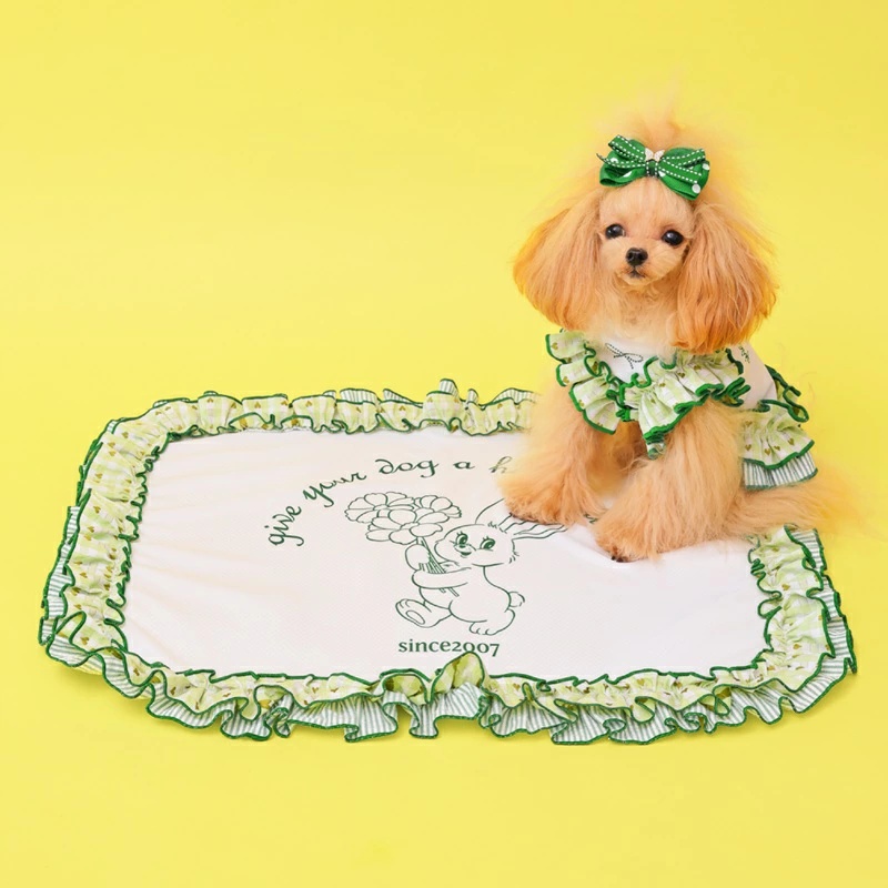 ゴッドピヴァ GODPIVA ★ご予約★ COOLラビットコラージュ テラマット【犬用 ラグ マット COOL クール セレブ】の画像