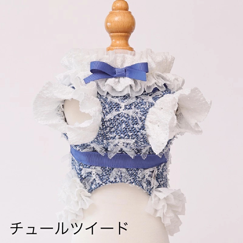 ゴッドピヴァ GODPIVA ★ご予約★ COOLデニムハーネス XXS/XS/S/SM/M【犬用 ハーネス COOL クール セレブ】の画像