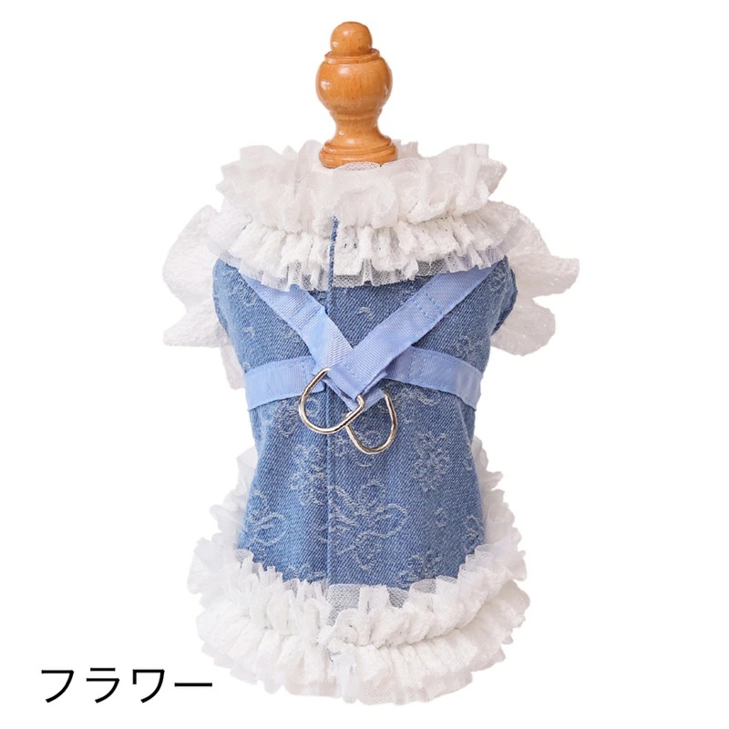 ゴッドピヴァ GODPIVA ★ご予約★ COOLデニムハーネス XXS/XS/S/SM/M【犬用 ハーネス COOL クール セレブ】の画像