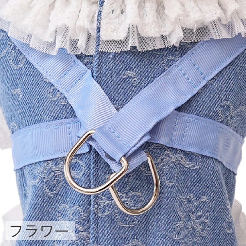 ゴッドピヴァ GODPIVA ★ご予約★ COOLデニムハーネス XXS/XS/S/SM/M【犬用 ハーネス COOL クール セレブ】の画像