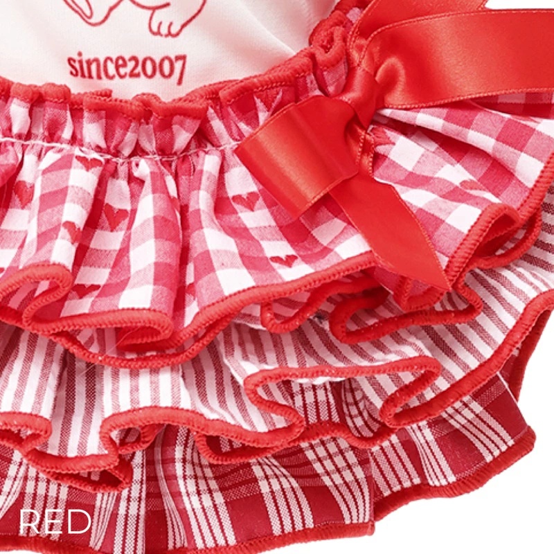 ゴッドピヴァ GODPIVA ★ご予約★ COOLラビットコラージュワンピース XXS/XS/S/SM/M/L【犬服 ドッグウエア ウエア ワンピース ドレス スカート セレブ】の画像