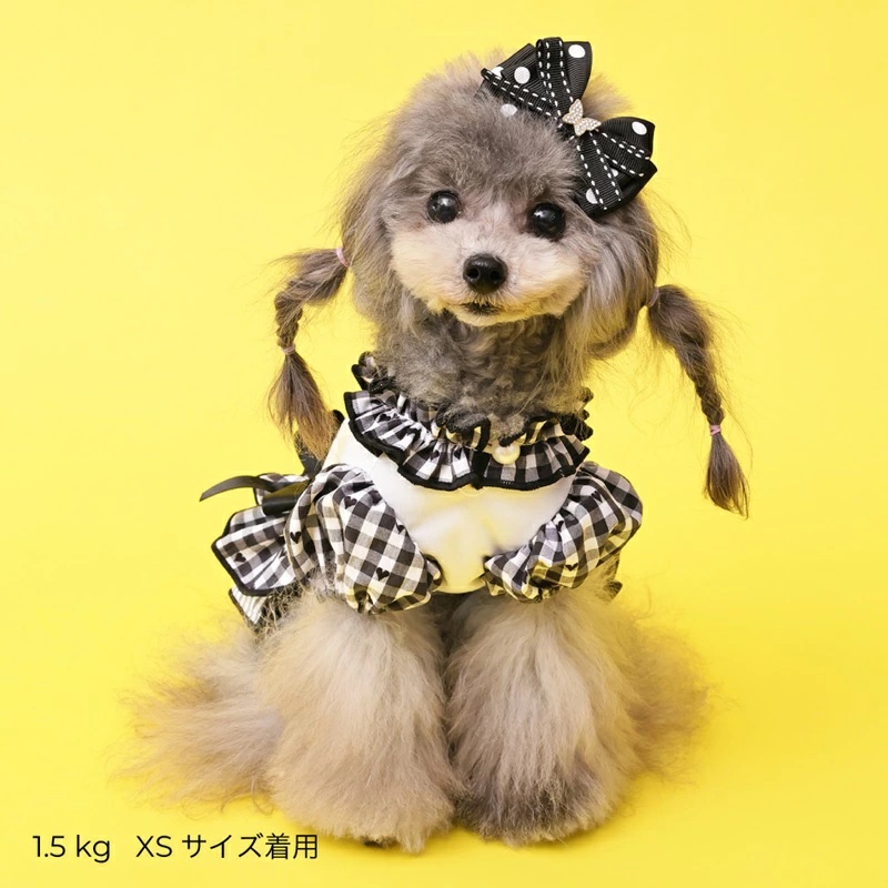 ゴッドピヴァ GODPIVA ★ご予約★ COOLラビットコラージュワンピース XXS/XS/S/SM/M/L【犬服 ドッグウエア ウエア ワンピース ドレス スカート セレブ】の画像