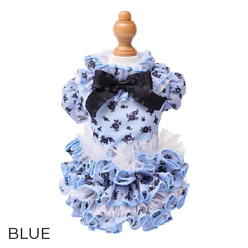 ゴッドピヴァ GODPIVA ★ご予約★ COOLサッカーブロッサムワンピース XXS/XS/S/SM/M/L【犬服 ドッグウエア ウエア ワンピース ドレス スカート セレブ】の画像