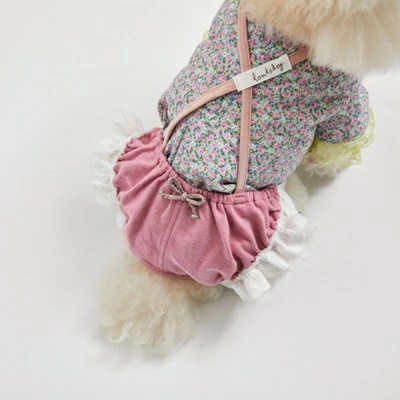 ルイスドッグ louisdog Atelier Berry Mousse Brief Pants XS/S/SM/M/L/XL【小型犬 犬用 ドッグウエア ウエア ロンパース パンツ セレブ】の画像